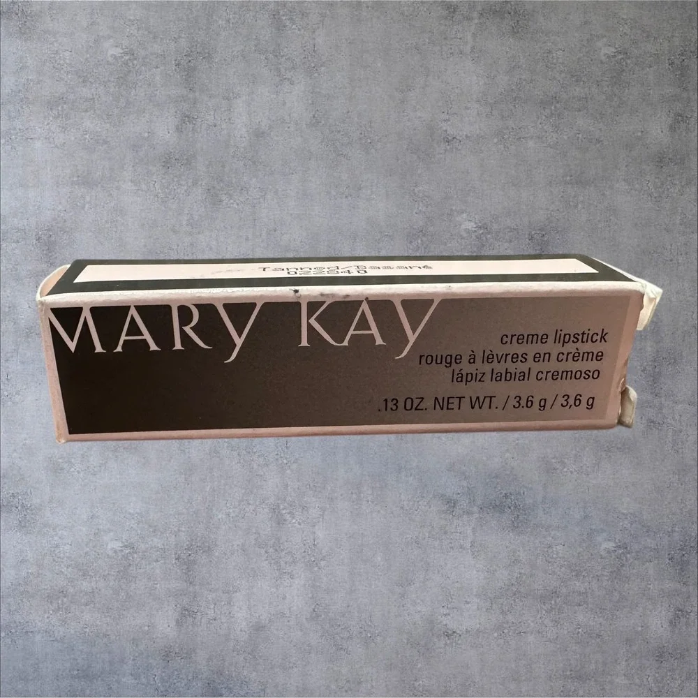 Mary Kay Creme‎ Lipstick Tanned 022840 Brown Neutral 0.13oz New with Box Vintage